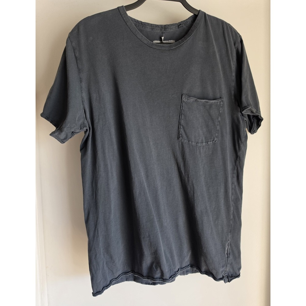 Rag & Bone Men's T-Shirt M Dark Grey Crew Neck Cotton Tee Casual Top
